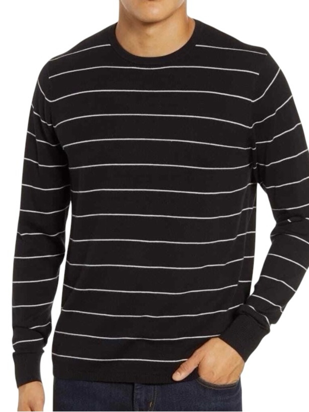 Theory, 100% Cashmere Stripes Sweater